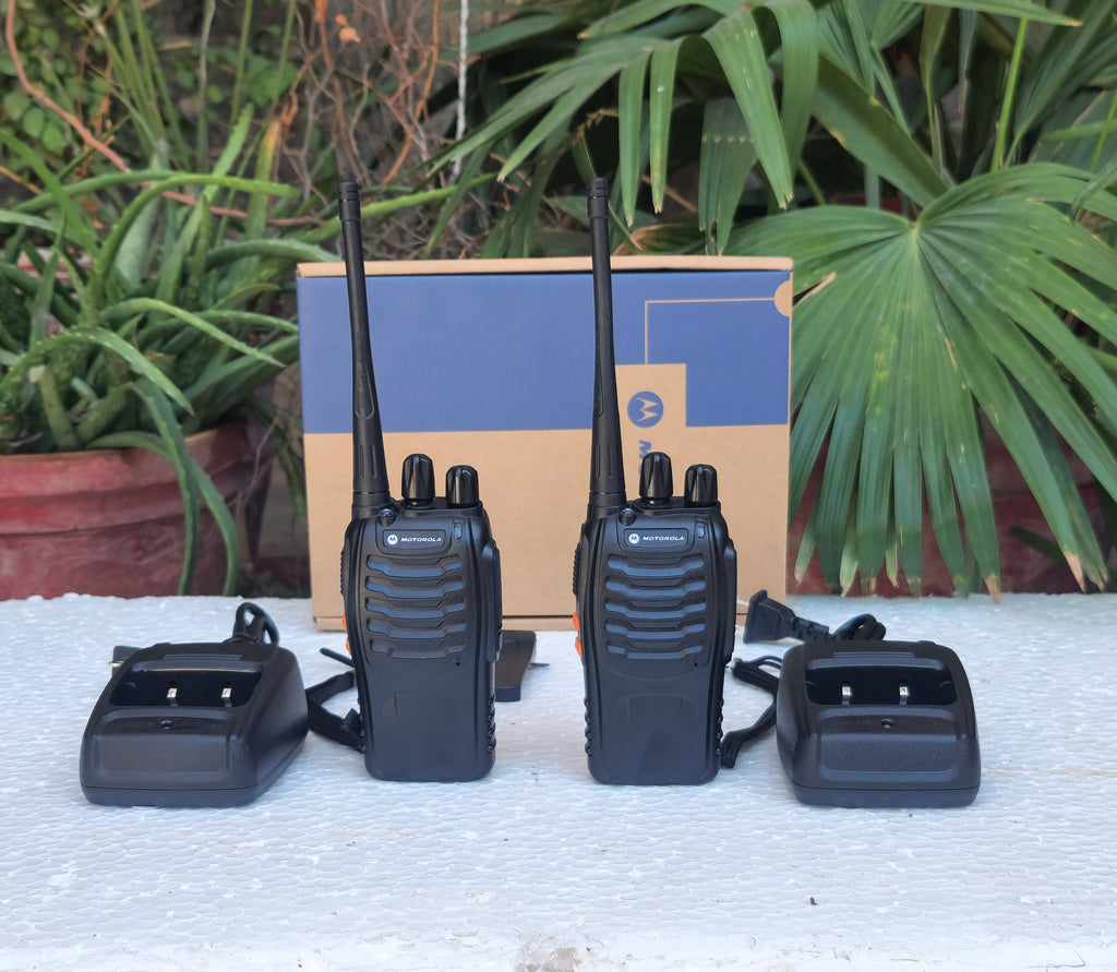 Motorola MT-918 Walkie Talkie Wireless | Motorola Two Way Radio (Pair) Walkie Talkie