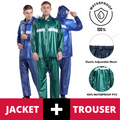 PVC RUBBER COATED RAIN COAT SUIT CHINA MADE