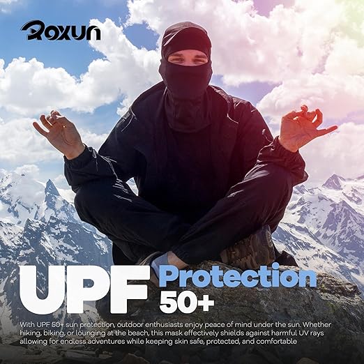 Full Face Cover Mask Cycling Motorcycle Summer Breathable UV Protector Hiking Riding