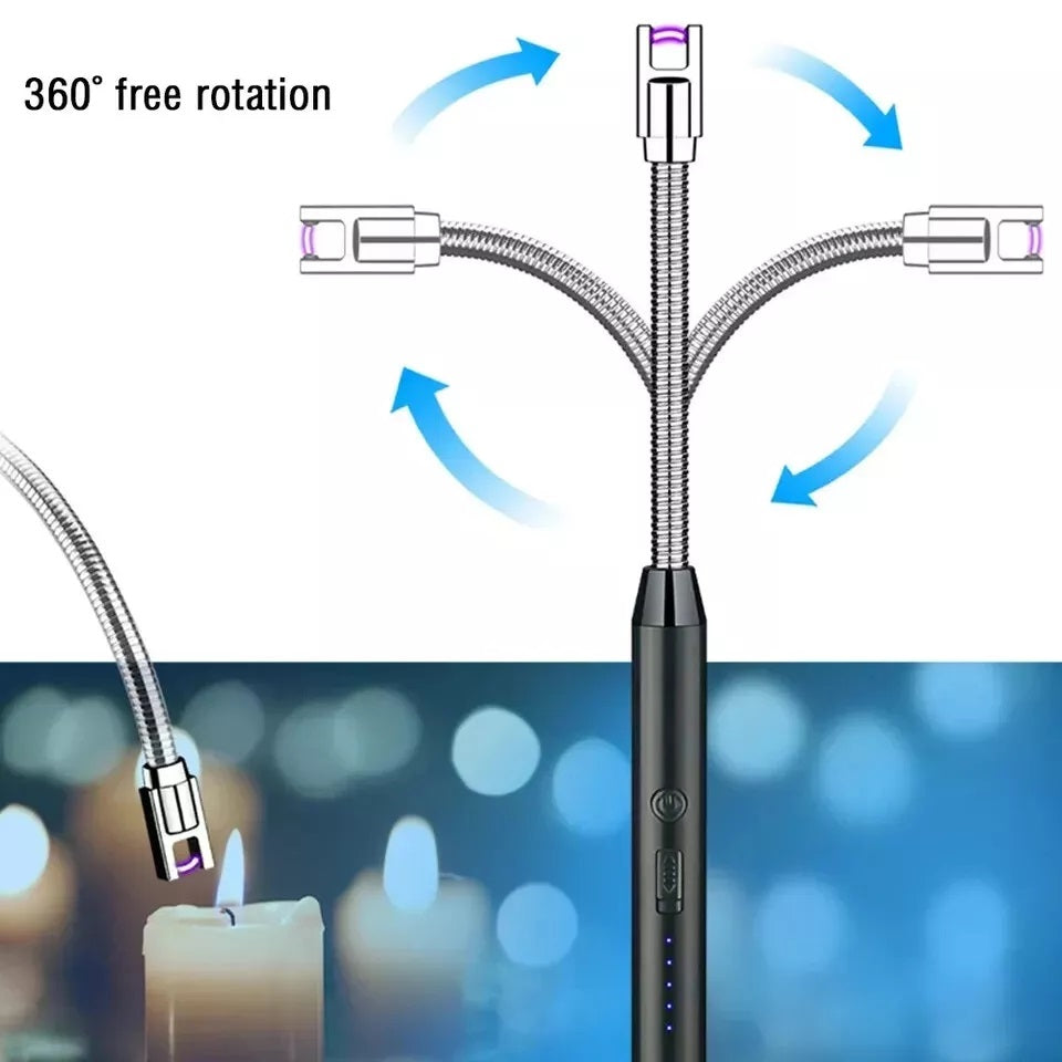 Rechargeable Electric USB Lighter Stove Lighter Long Neck Led Best Quality