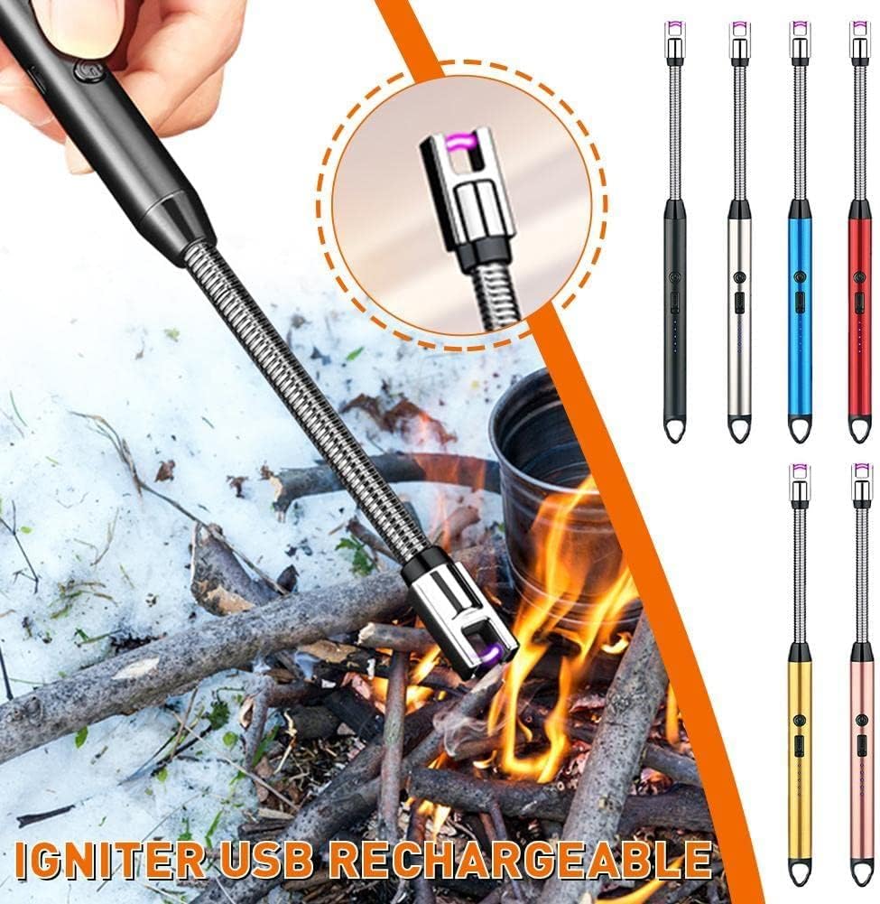 Rechargeable Electric USB Lighter Stove Lighter Long Neck Led Best Quality