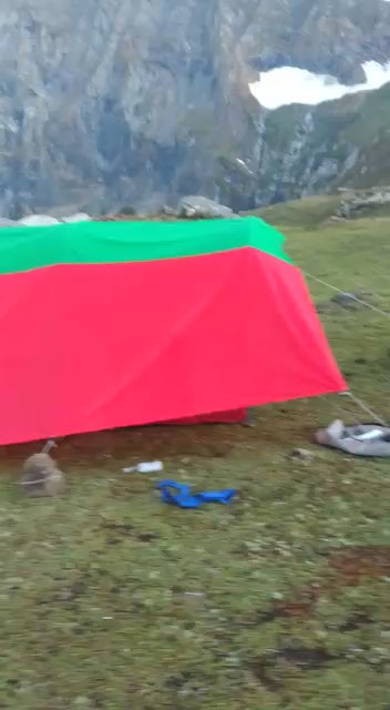 10 Person Double Layer Outdoor Camping Tent Full Waterproof - Travelling Hiking - Multicolor 10 Feet x 8 Feet